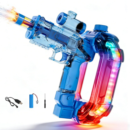 Water Gun Eléctrica con Luz LED