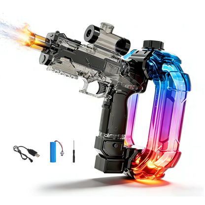 Water Gun Eléctrica con Luz LED