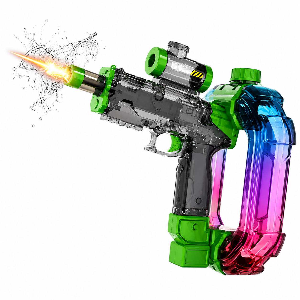 Water Gun Eléctrica con Luz LED